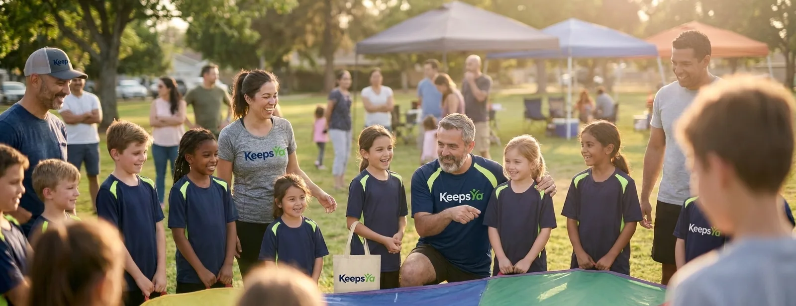A instructor running general / something else with their participants on KeepsYa