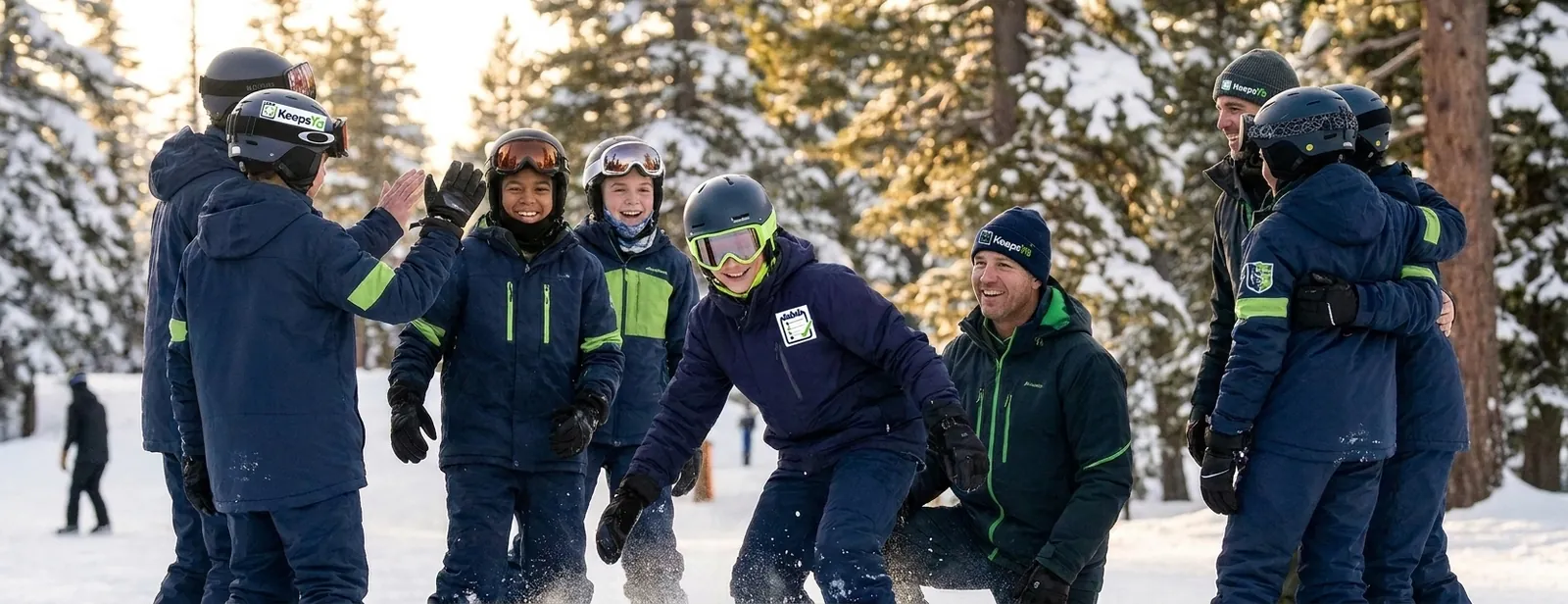 Snowboarding on KeepsYa
